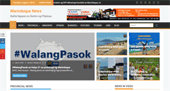 Desktop Screenshot of marinduquenews.com